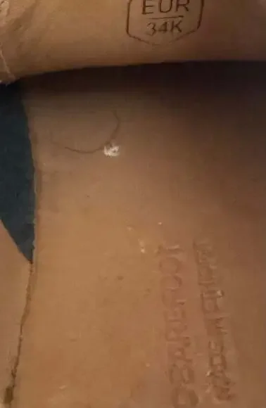 Vivobarefoot Addis Kids Blue Leather Trainer Comfort Shoes - Picture 6 of 7